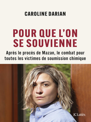 cover image of Pour que l'on se souvienne